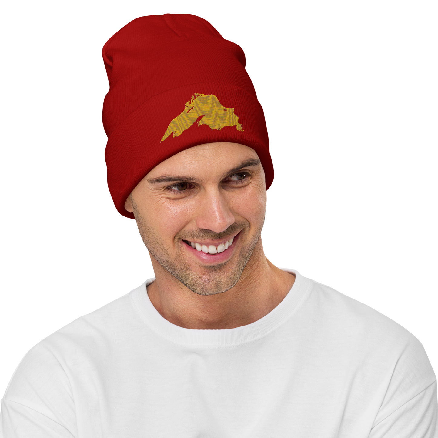 Lake Superior Winter Beanie | Gold