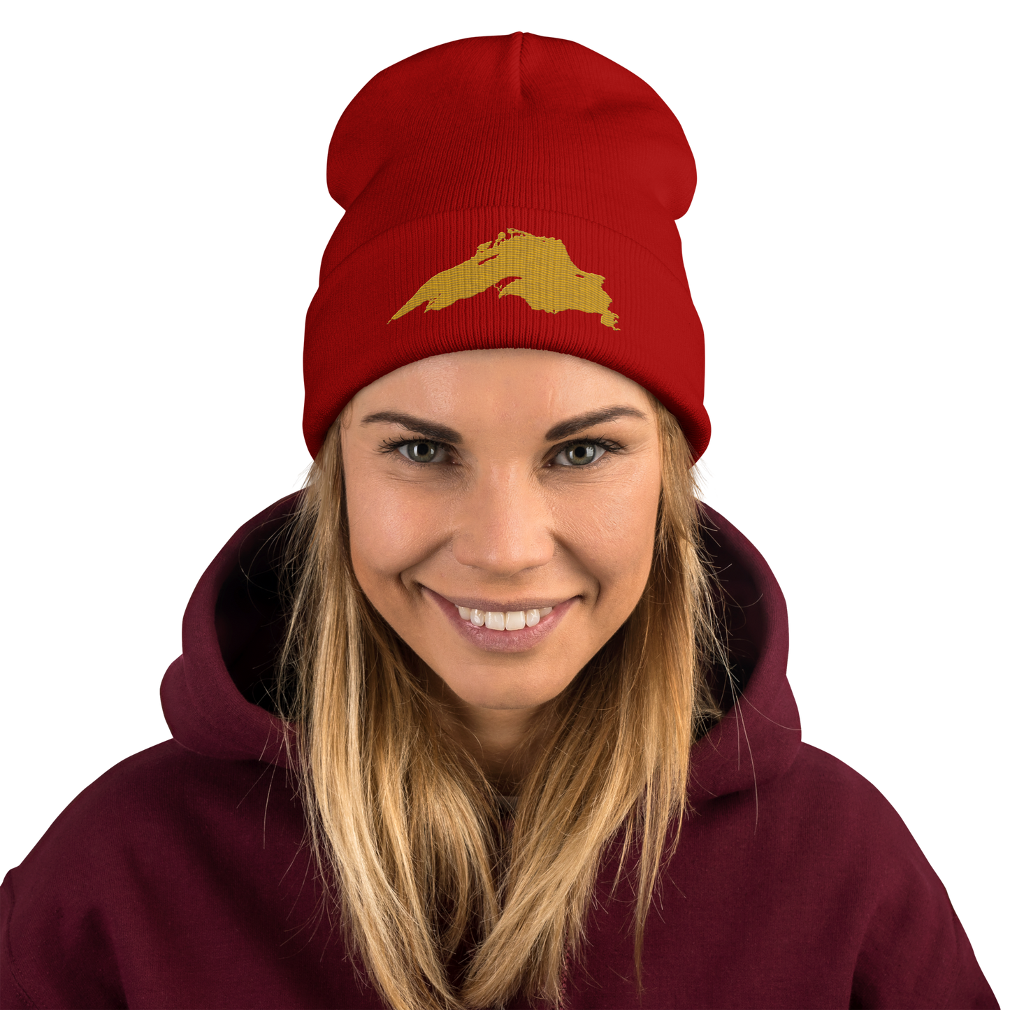 Lake Superior Winter Beanie | Gold