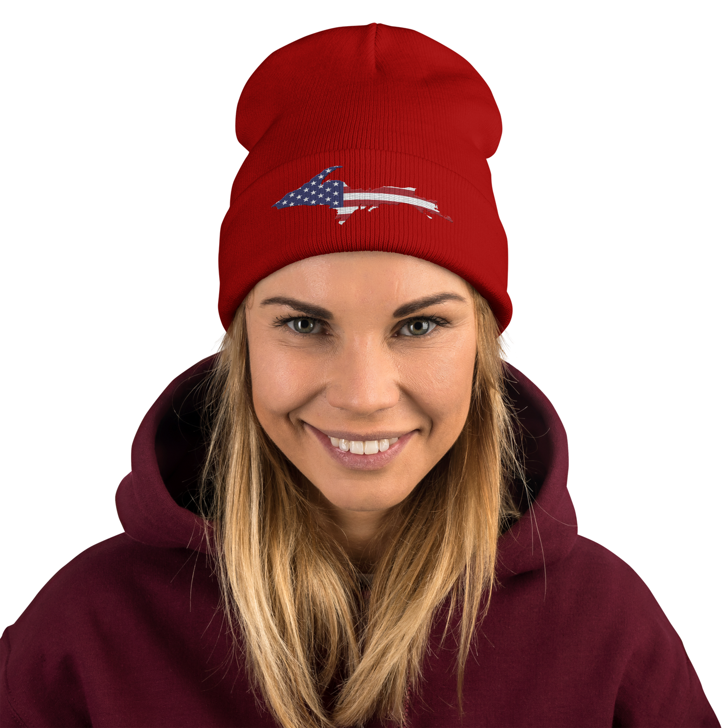 Upper Peninsula Winter Beanie | Patriotic Edition