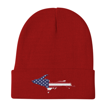 Upper Peninsula Winter Beanie | Patriotic Edition