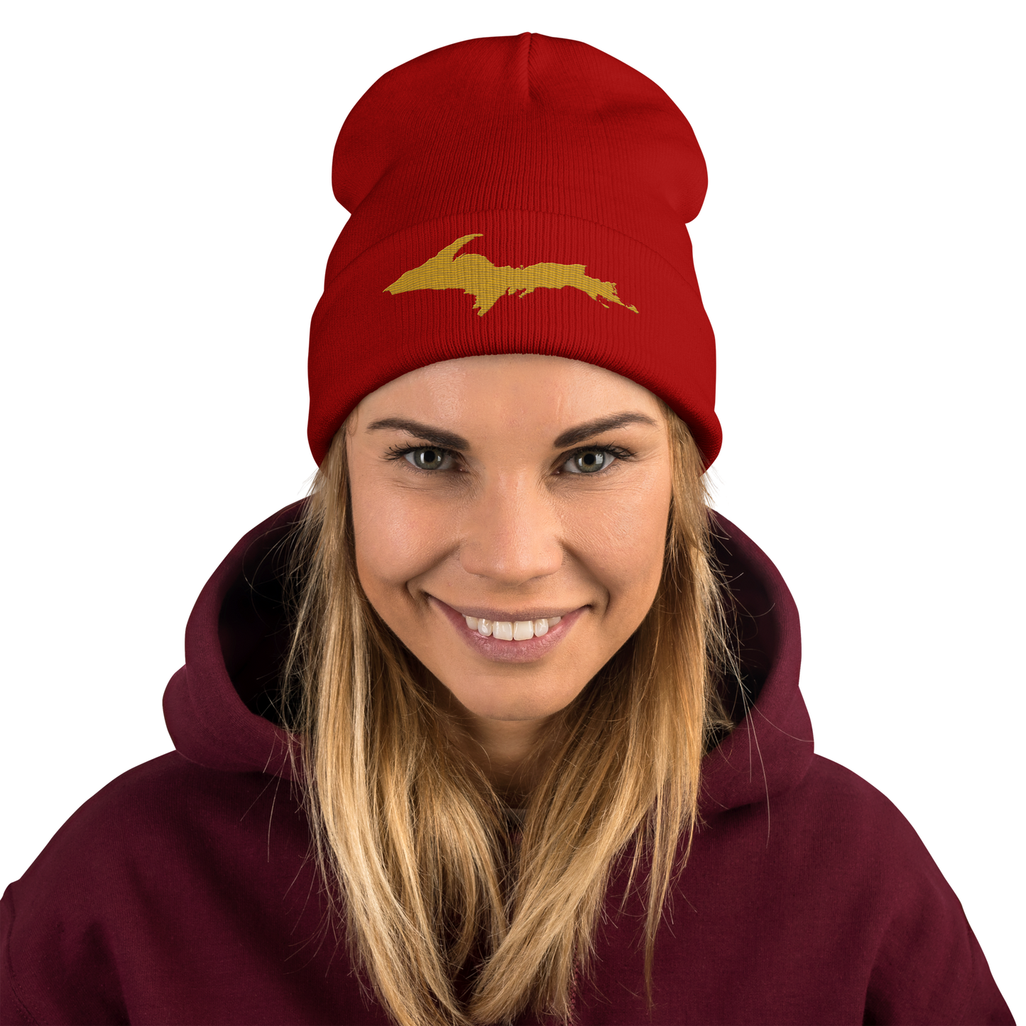 Upper Peninsula Winter Beanie | Gold