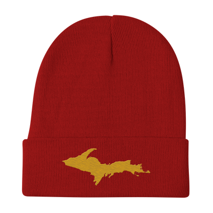 Upper Peninsula Winter Beanie | Gold