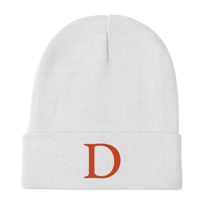 Detroit 'Old French D' Winter Beanie (Orange)