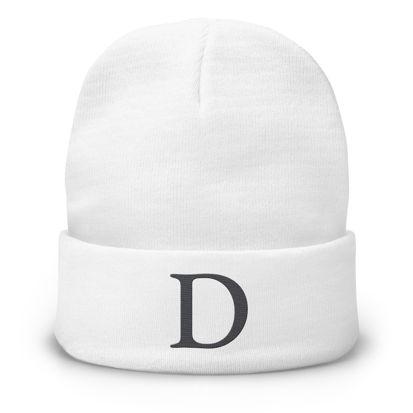 Detroit 'Old French D' Winter Beanie (Iron Ore Grey)