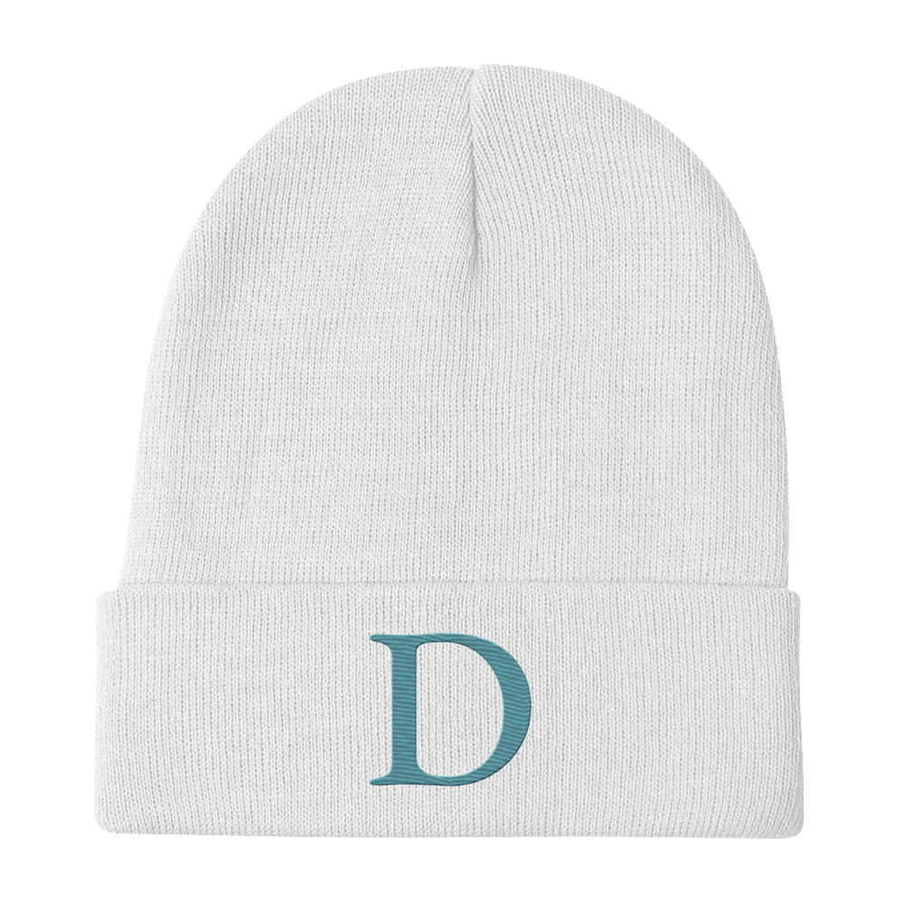 Detroit 'Old French D' Winter Beanie (Huron Blue)