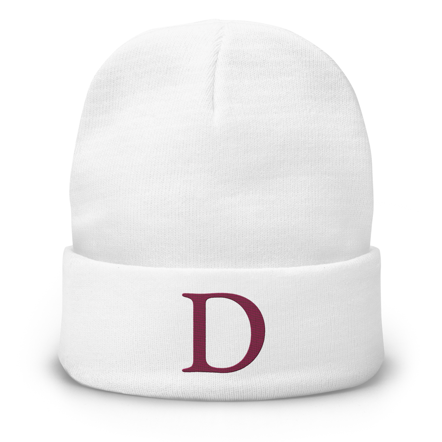 Detroit 'Old French D' Winter Beanie (Ruby Red)