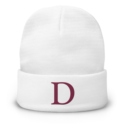 Detroit 'Old French D' Winter Beanie (Ruby Red)