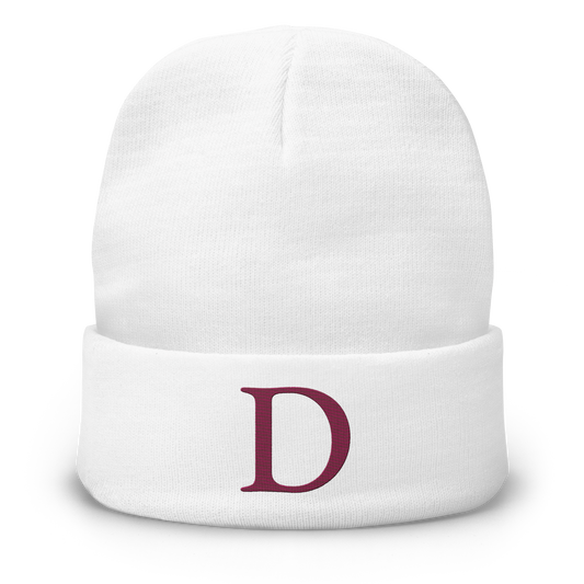 Detroit 'Old French D' Winter Beanie (Ruby Red)