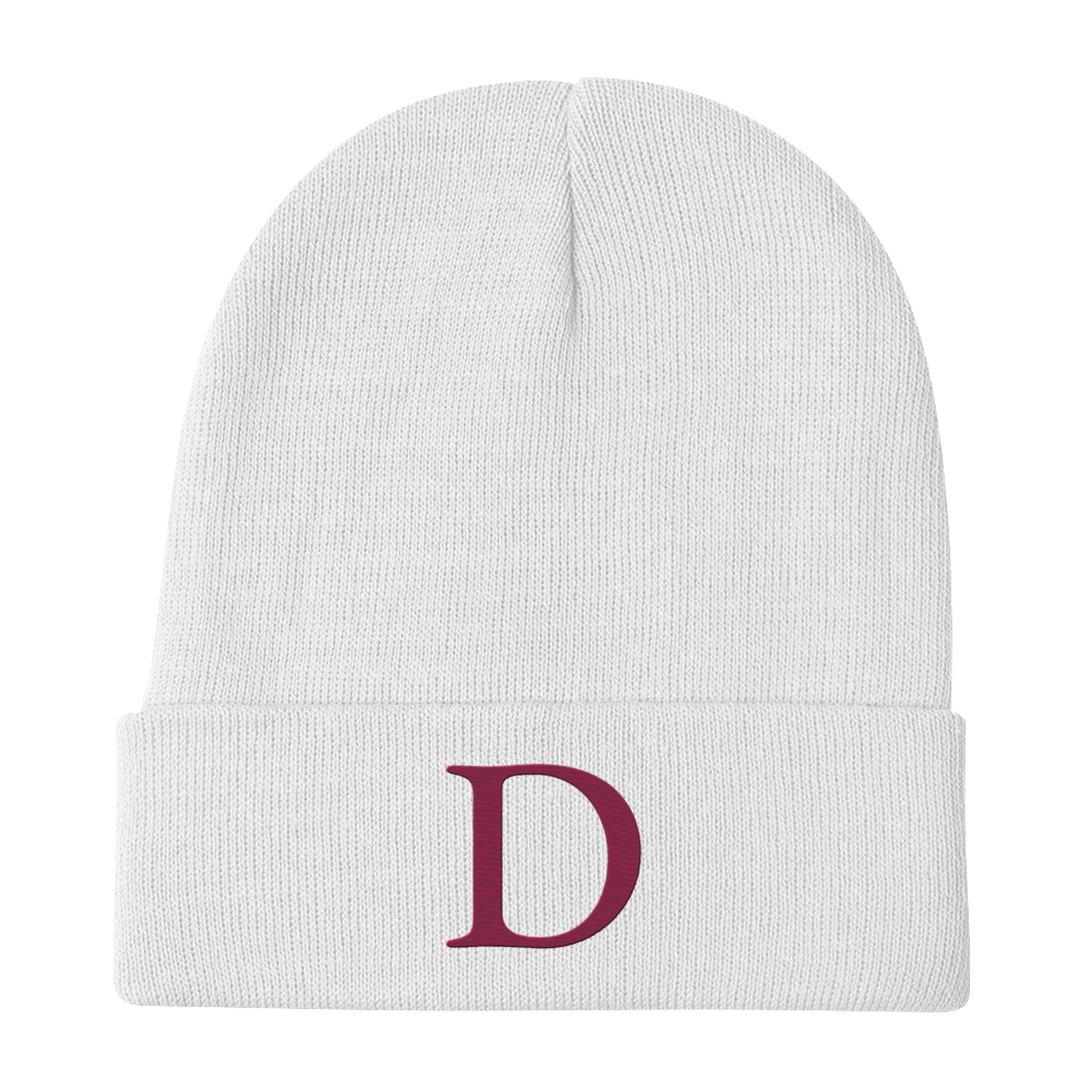 Detroit 'Old French D' Winter Beanie (Ruby Red)