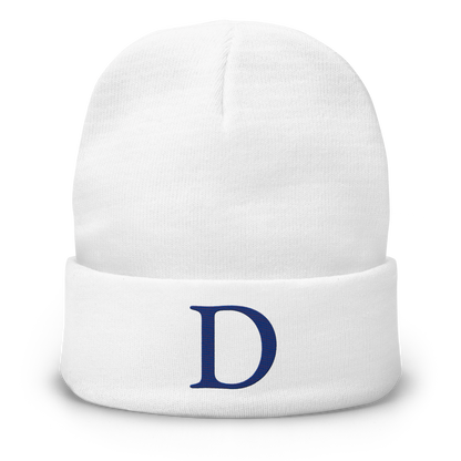 Detroit 'Old French D' Winter Beanie (Bourbon Blue)