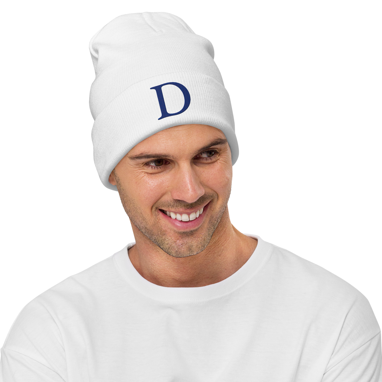 Detroit 'Old French D' Winter Beanie (Bourbon Blue)