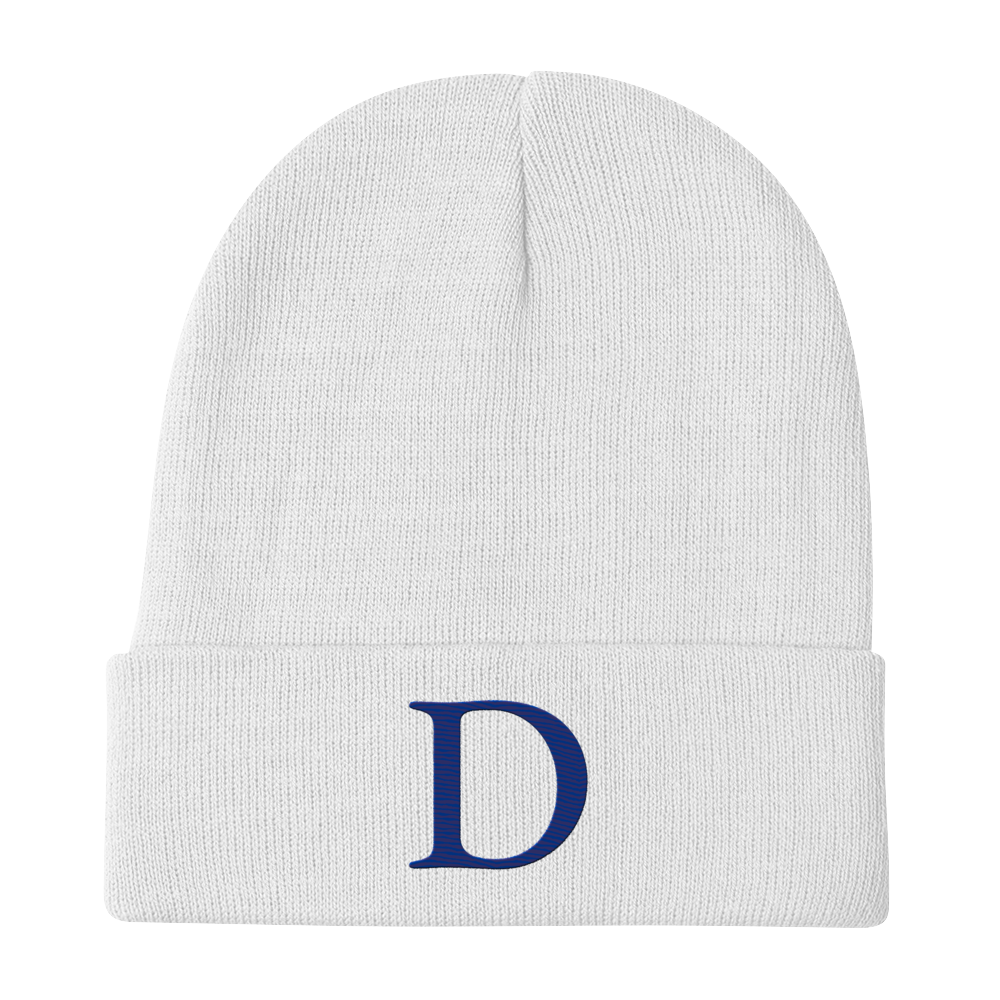 Detroit 'Old French D' Winter Beanie (Bourbon Blue)