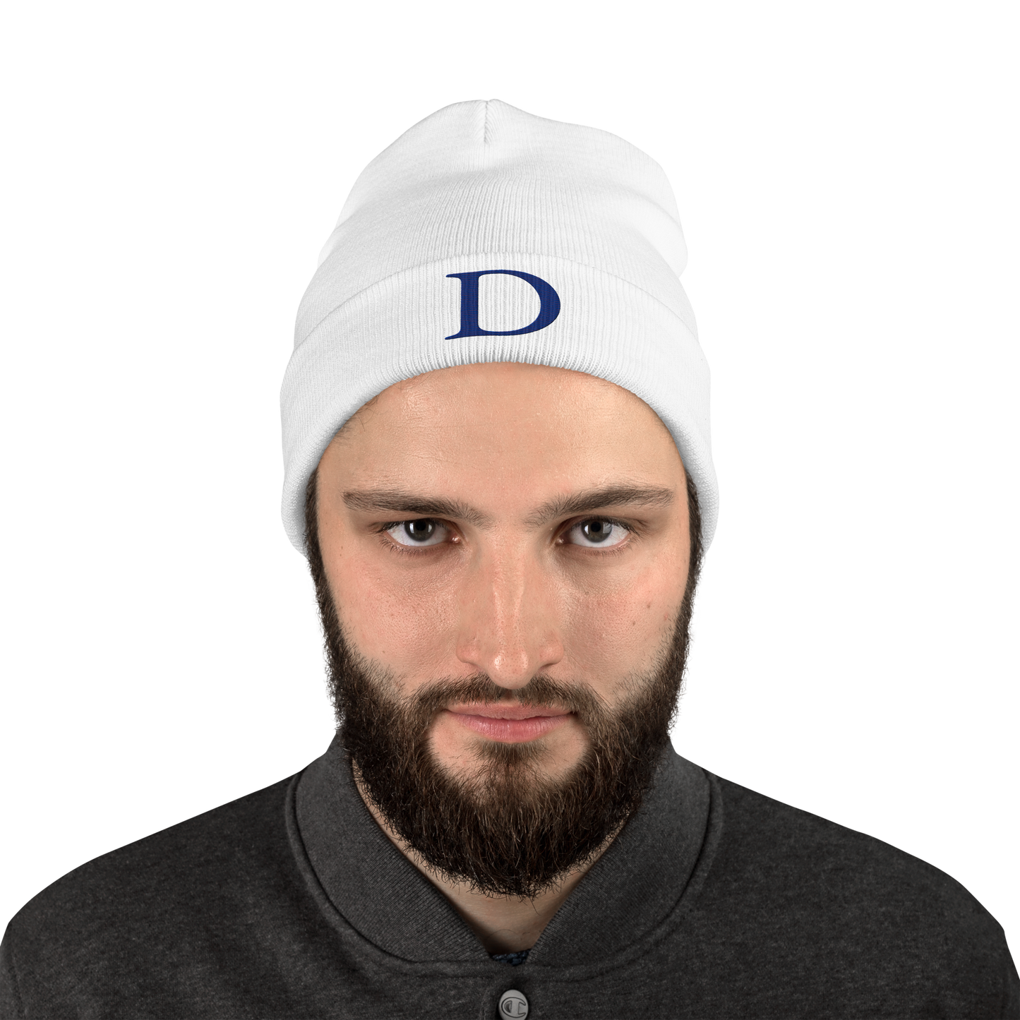 Detroit 'Old French D' Winter Beanie (Bourbon Blue)