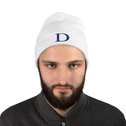 Detroit 'Old French D' Winter Beanie (Bourbon Blue)