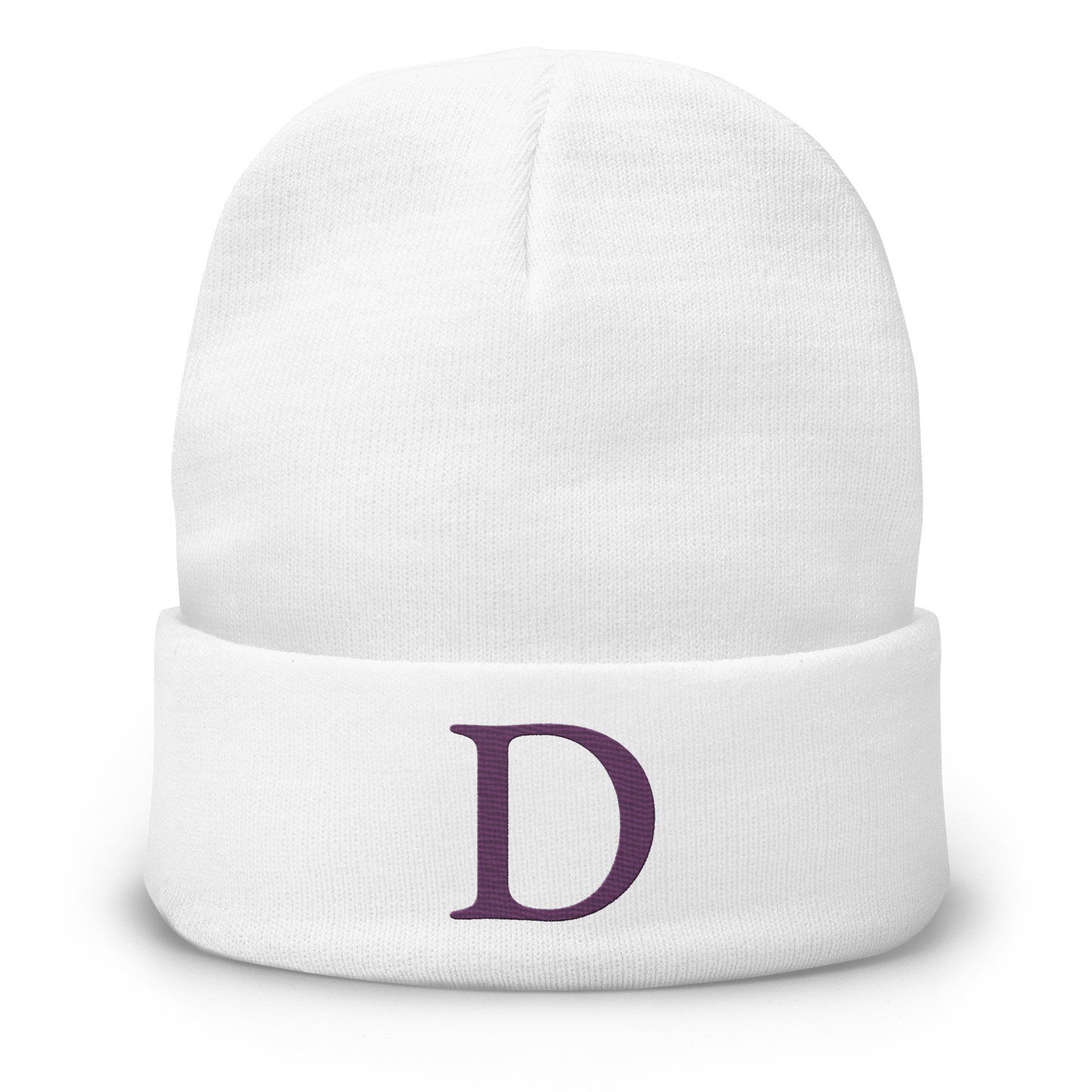 Detroit 'Old French D' Winter Beanie (Plum)