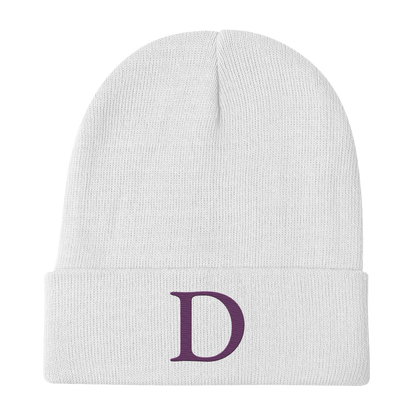 Detroit 'Old French D' Winter Beanie (Plum)