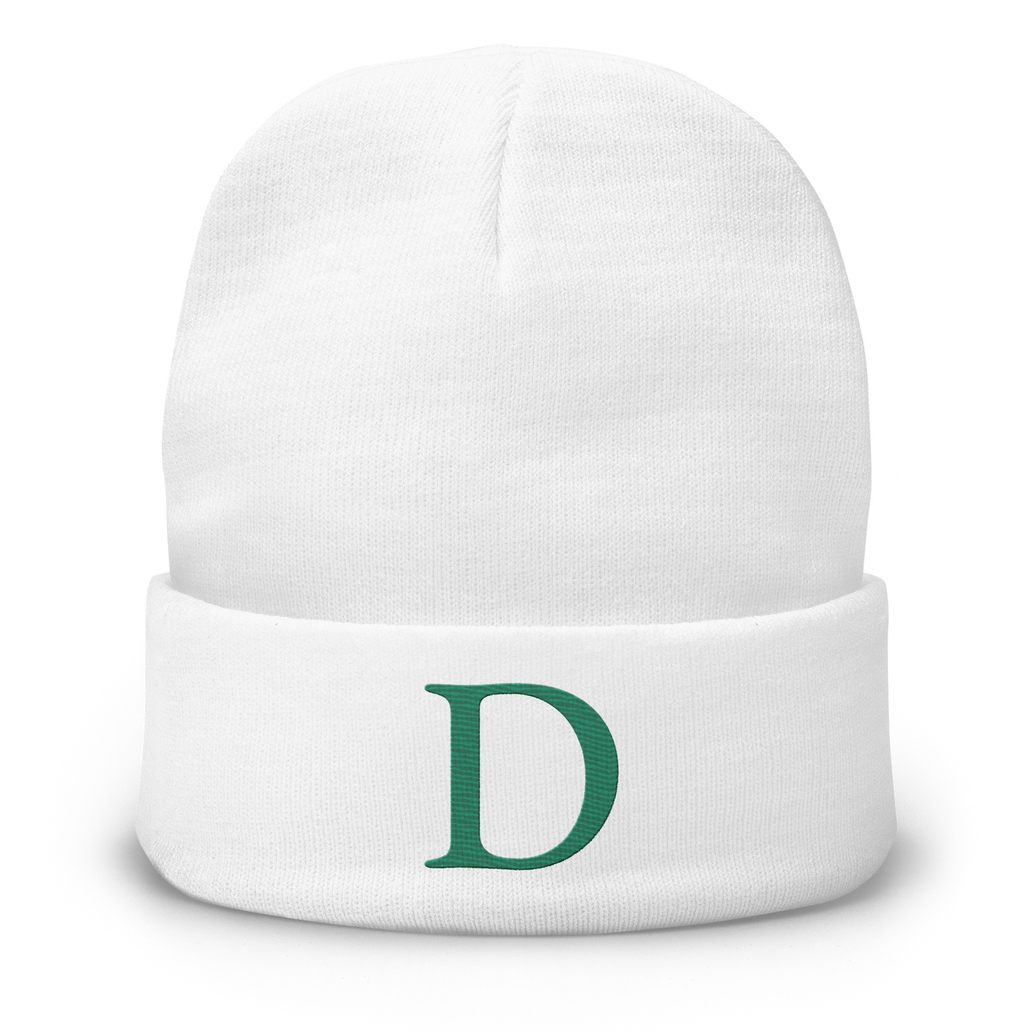 Detroit 'Old French D' Winter Beanie (Emerald Green)