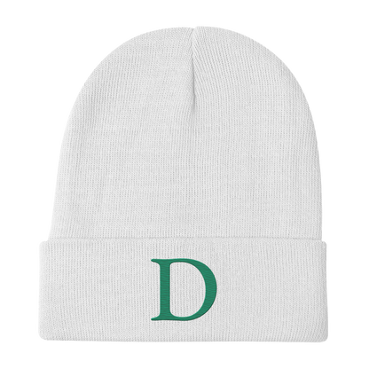 Detroit 'Old French D' Winter Beanie (Emerald Green)