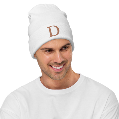 Detroit 'Old French D' Winter Beanie (Copper)