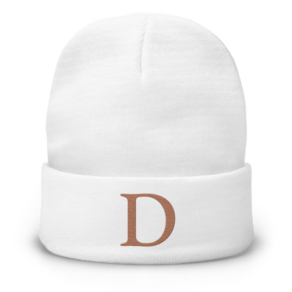 Detroit 'Old French D' Winter Beanie (Copper)