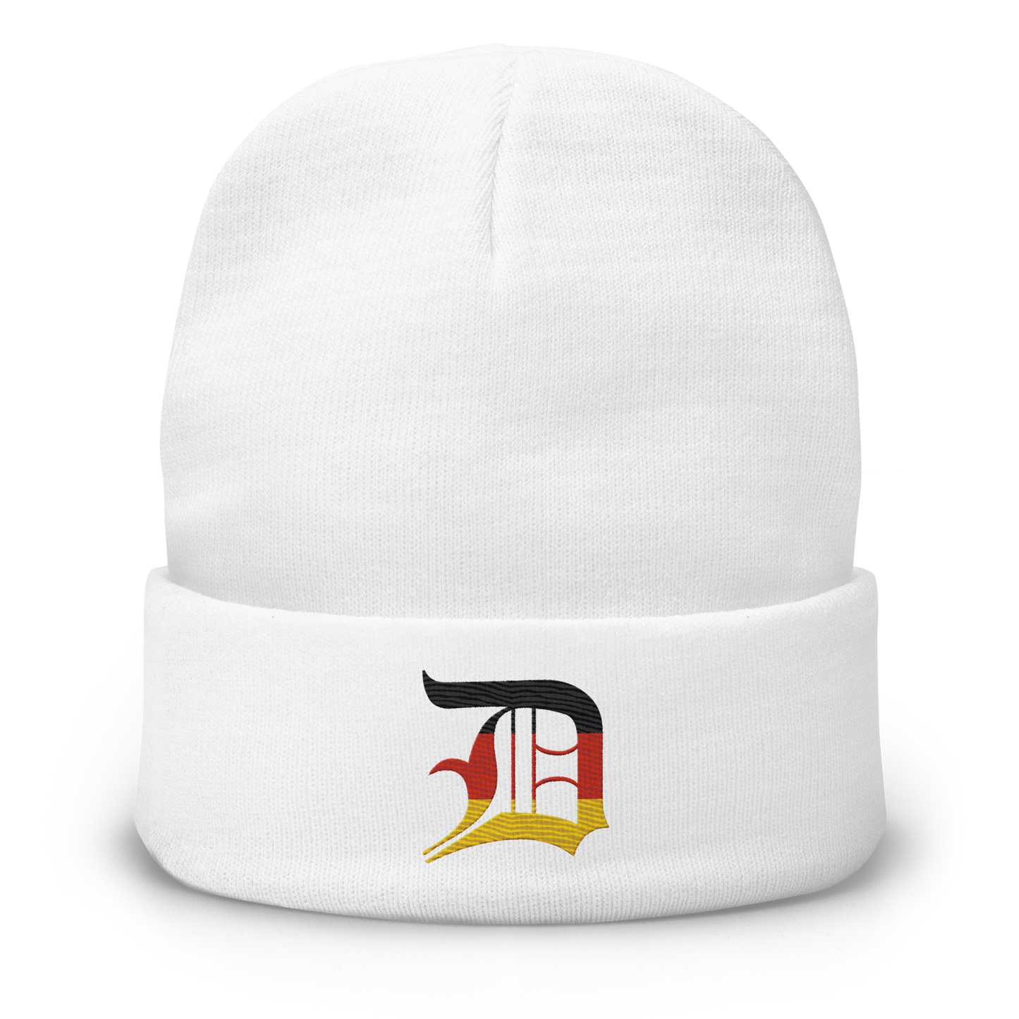 Detroit 'Old English D' Winter Beanie (German Edition)