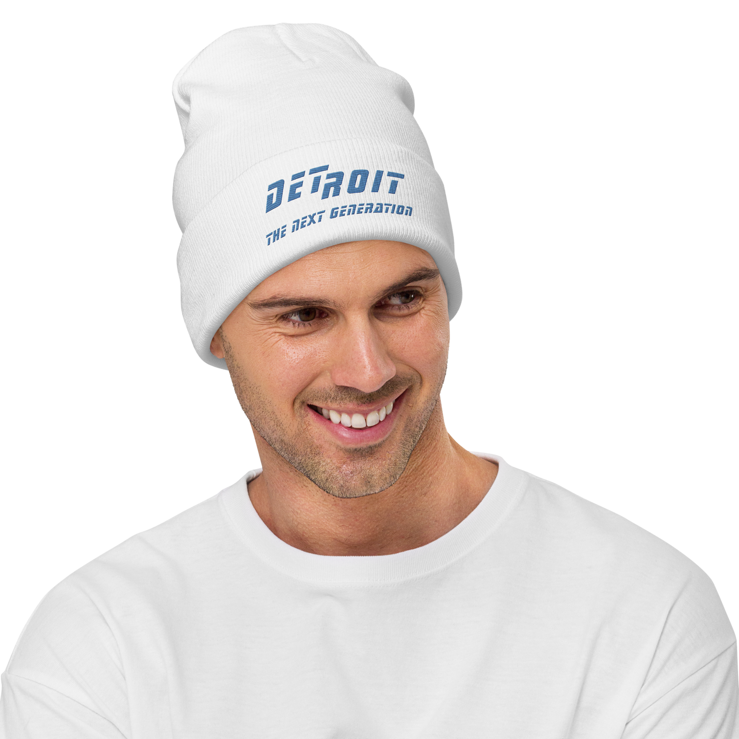 'Detroit The Next Generation' Winter Beanie (80s SciFi Parody)