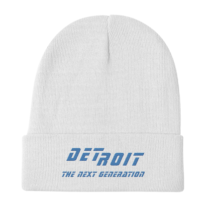 'Detroit The Next Generation' Winter Beanie (80s SciFi Parody)