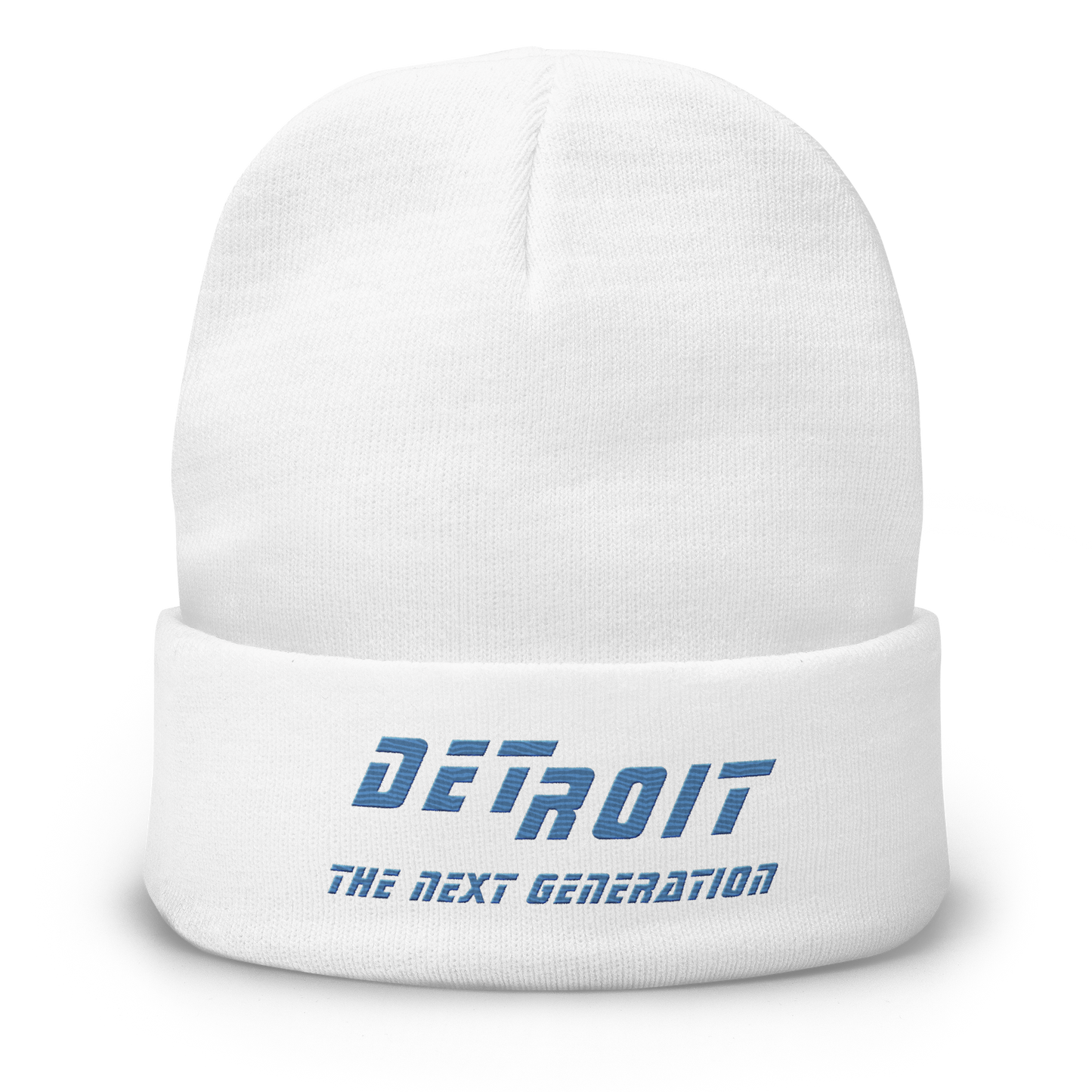 'Detroit The Next Generation' Winter Beanie (80s SciFi Parody)