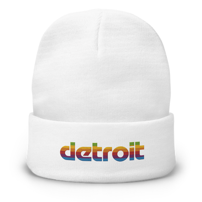 'Detroit' Winter Beanie (Pomaceous 80s Computer Parody)