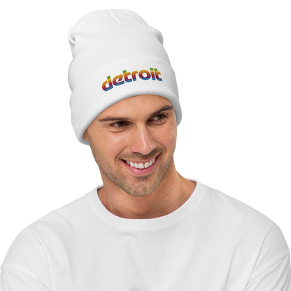 'Detroit' Winter Beanie (Pomaceous 80s Computer Parody)