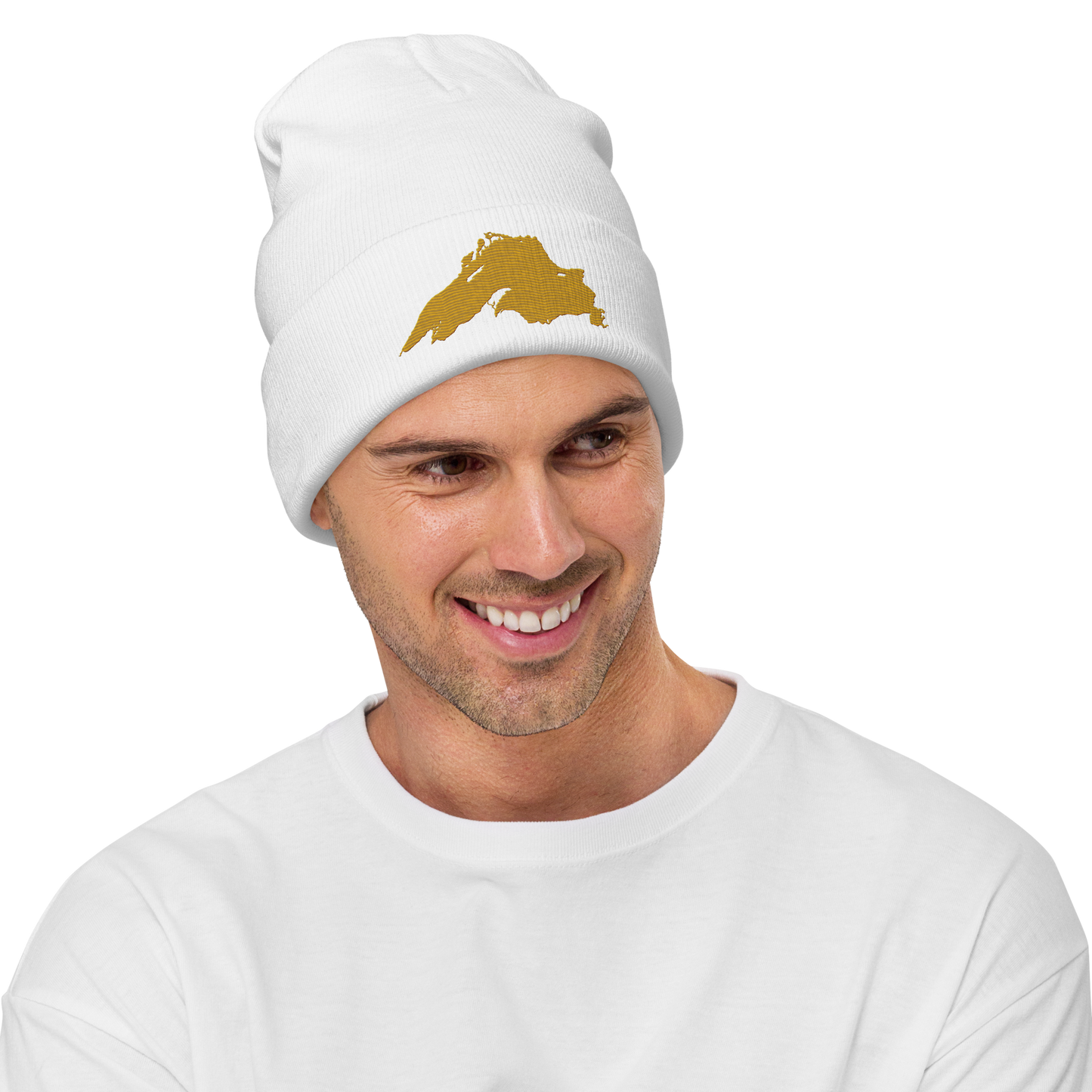 Lake Superior Winter Beanie | Gold