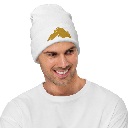 Lake Superior Winter Beanie | Gold