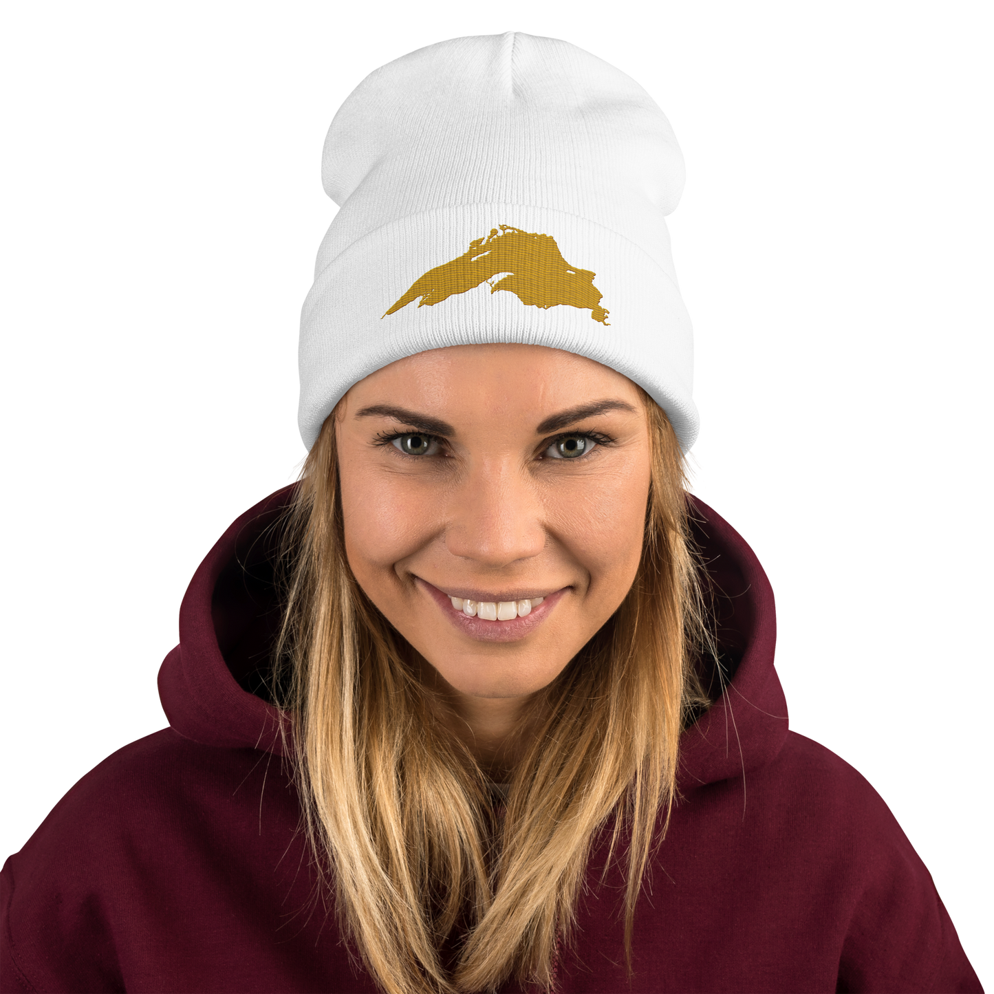 Lake Superior Winter Beanie | Gold