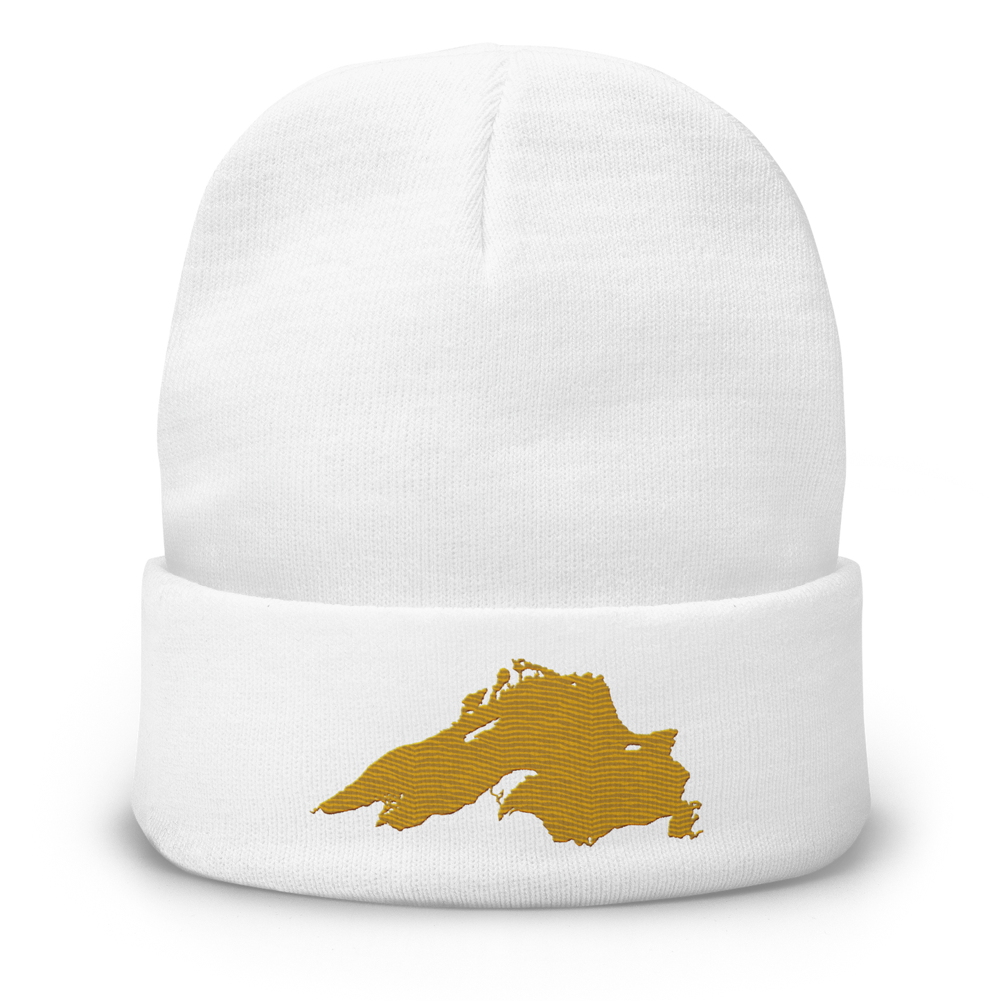 Lake Superior Winter Beanie | Gold