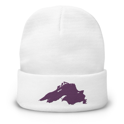 Lake Superior Winter Beanie | Plum