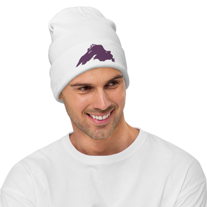 Lake Superior Winter Beanie | Plum