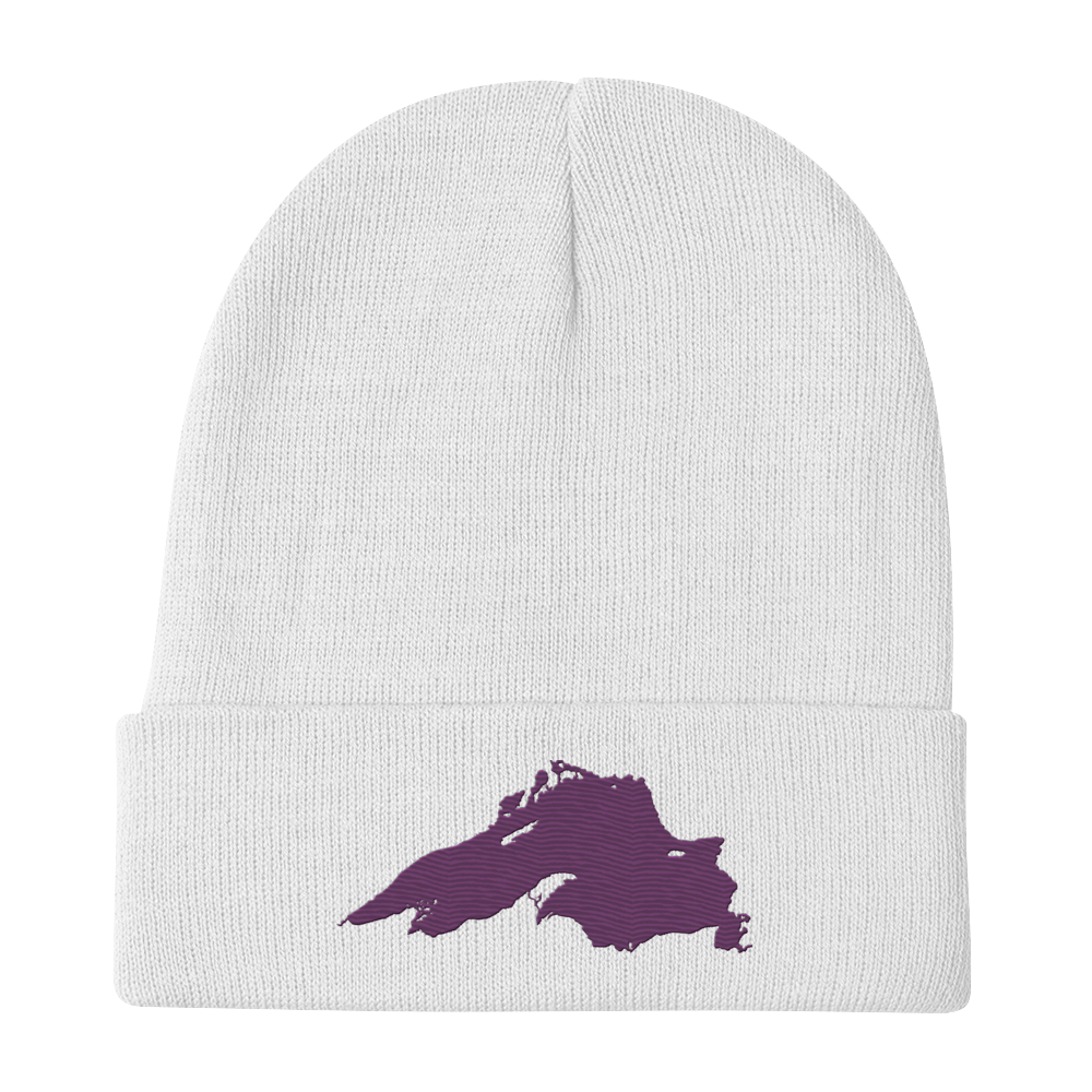 Lake Superior Winter Beanie | Plum