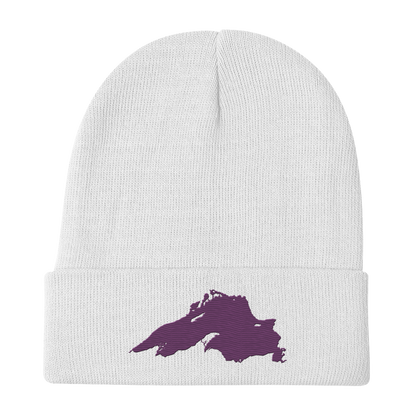 Lake Superior Winter Beanie | Plum