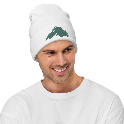 Lake Superior Winter Beanie | Copper Green