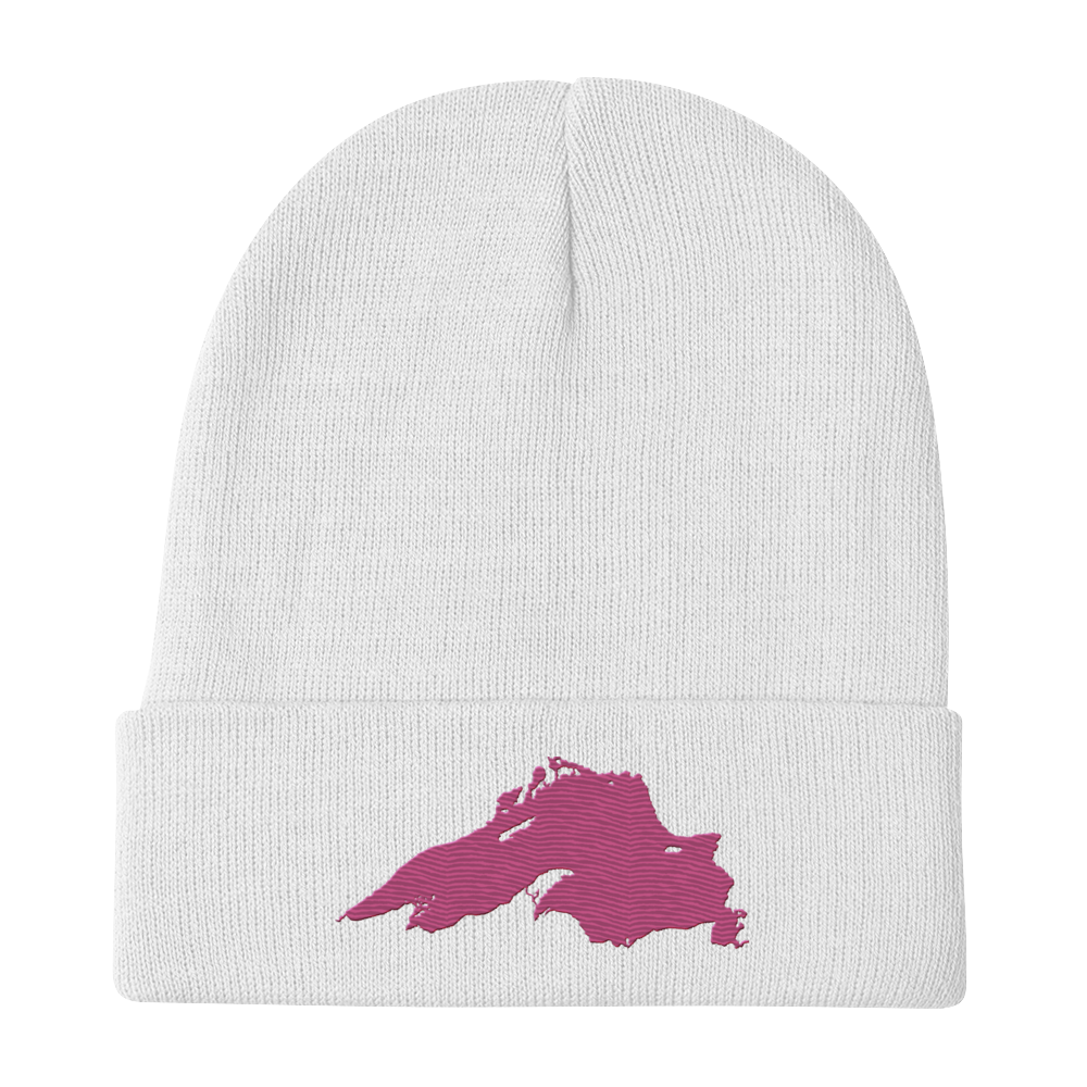 Lake Superior Winter Beanie | Apple Blossom Pink