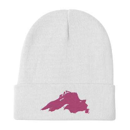 Lake Superior Winter Beanie | Apple Blossom Pink