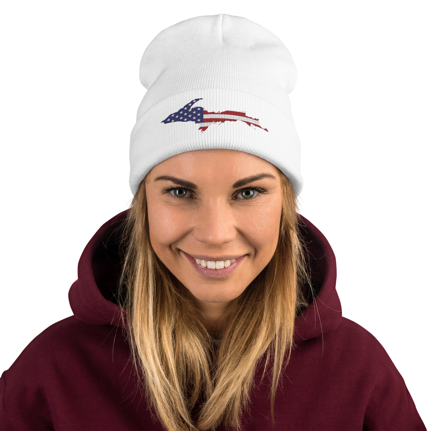 Upper Peninsula Winter Beanie | Patriotic Edition