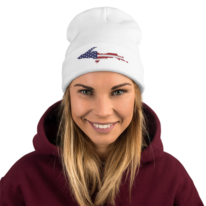 Upper Peninsula Winter Beanie | Patriotic Edition