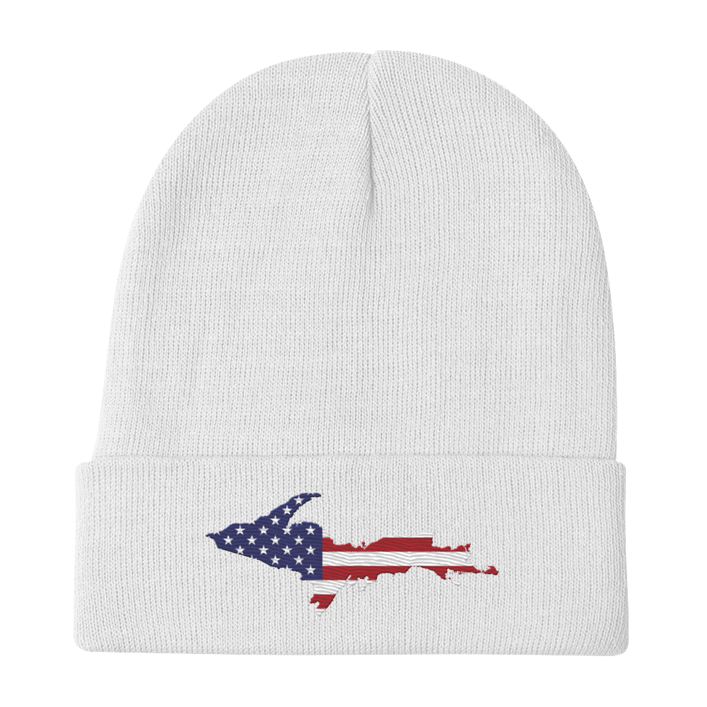 Upper Peninsula Winter Beanie | Patriotic Edition