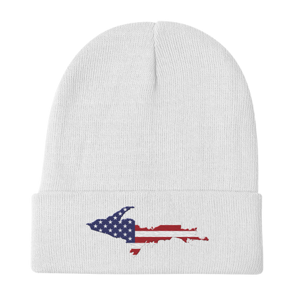 Upper Peninsula Winter Beanie | Patriotic Edition