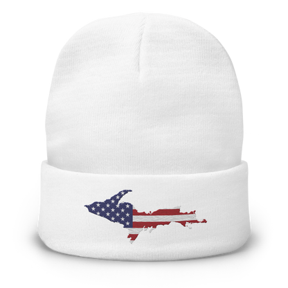 Upper Peninsula Winter Beanie | Patriotic Edition