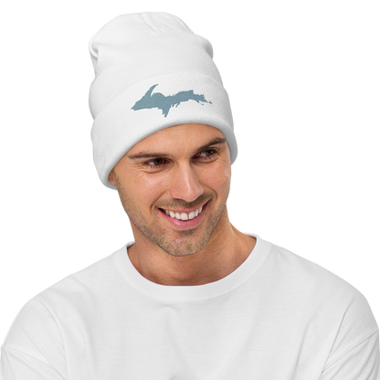 Upper Peninsula Winter Beanie | Opal Blue