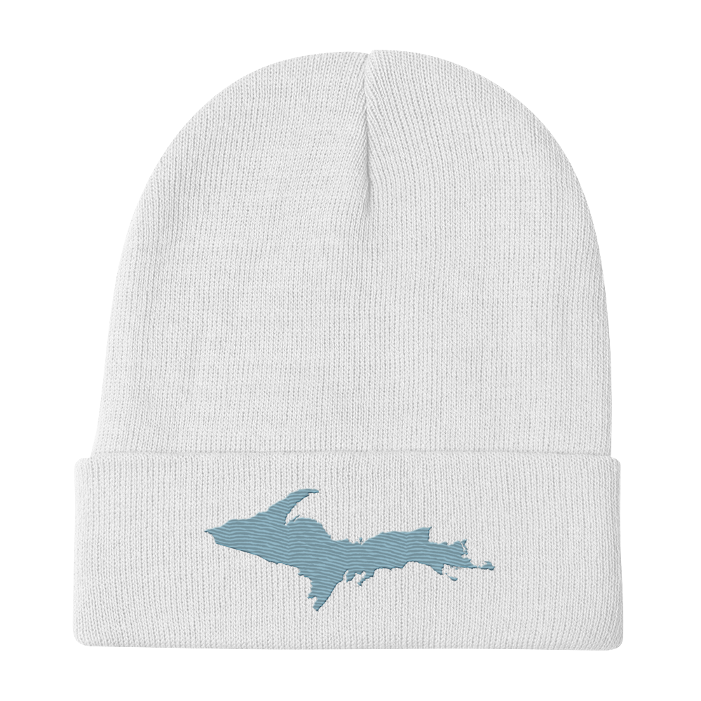 Upper Peninsula Winter Beanie | Opal Blue