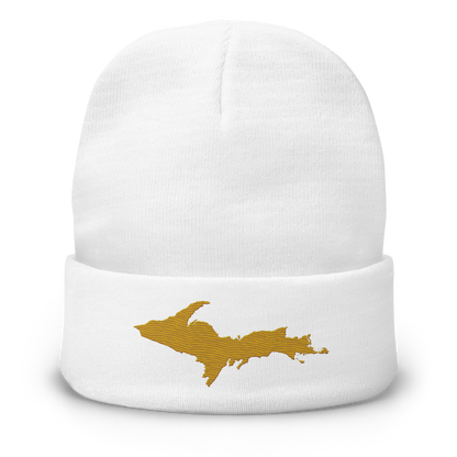 Upper Peninsula Winter Beanie | Gold