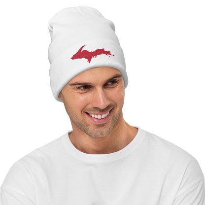 Upper Peninsula Winter Beanie | Lighthouse Red